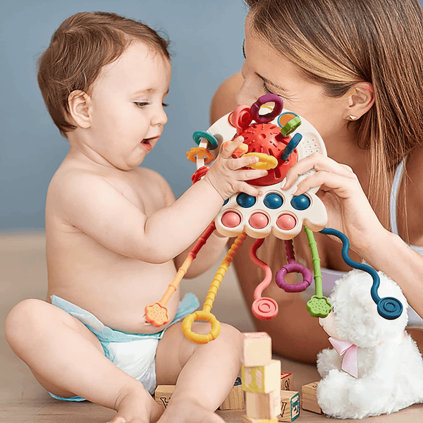 Brinquedo Montessoriano Multifuncional - Girafa Baby