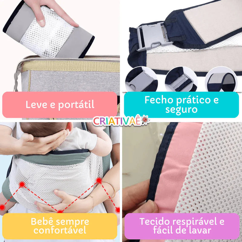 Canguruko - Sling Ajustável para Transporte Seguro do Bebê