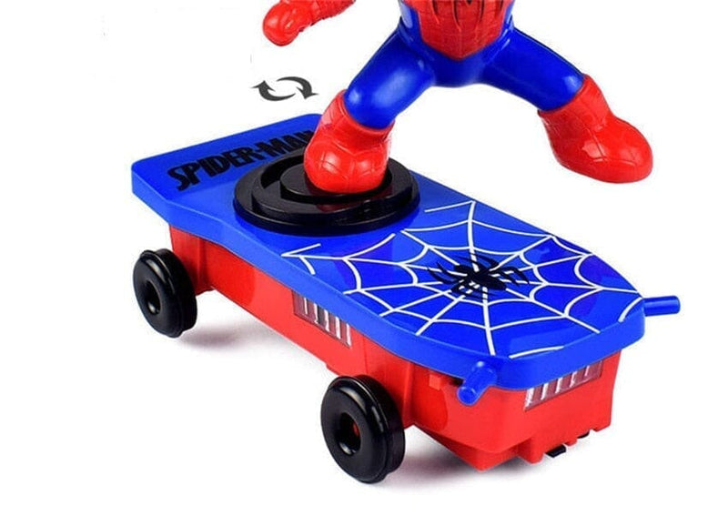 Marvel Spider-Man Skatista Elétrico - Girafa Baby